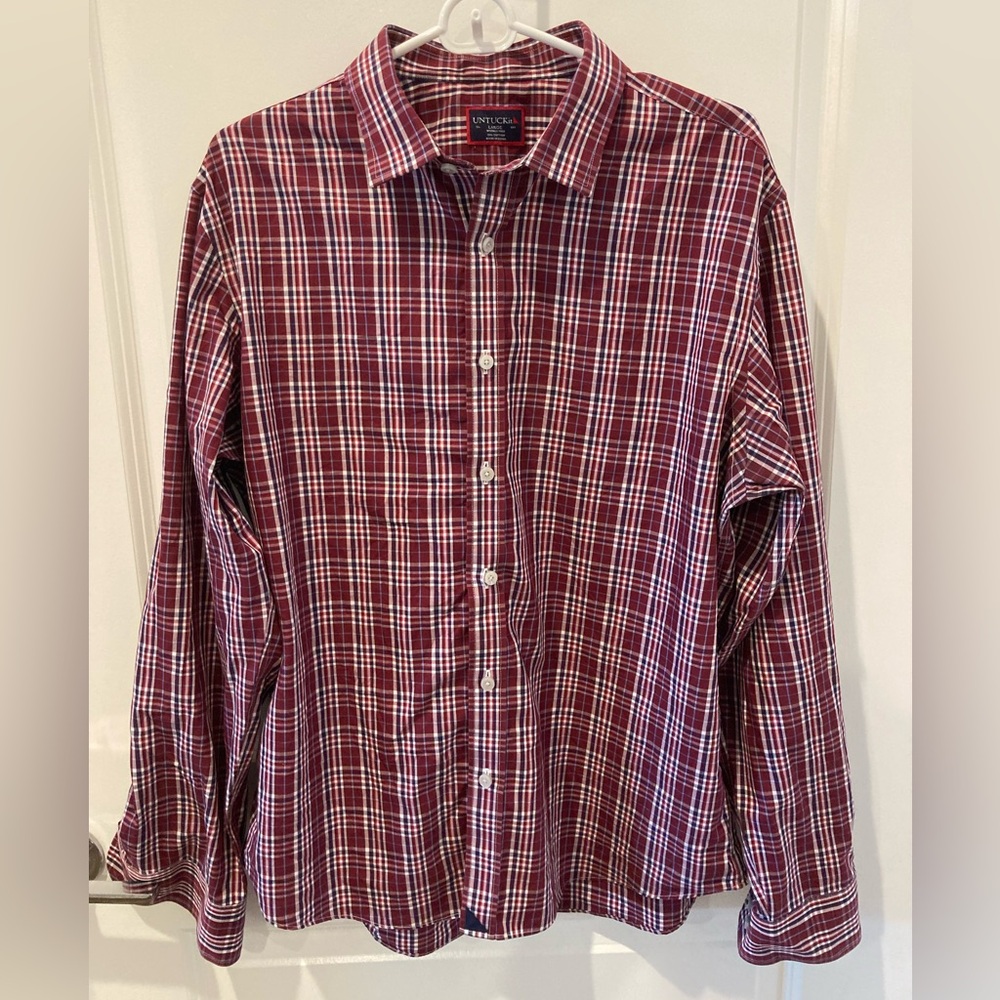 UNTUCK IT Button Down - Used like New - Men’s Large